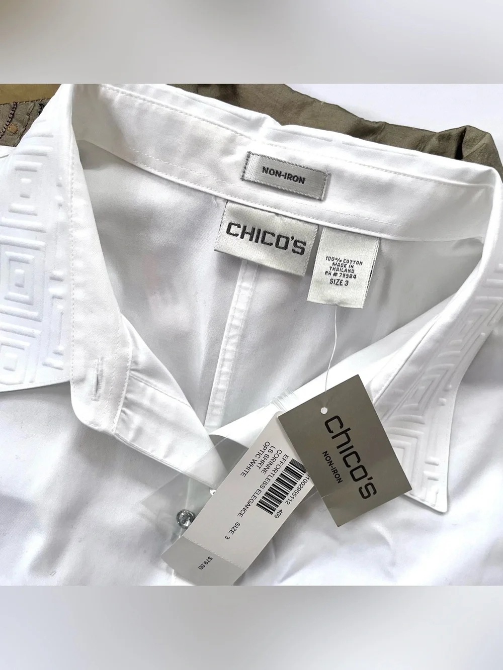 Four (4) New Women’s Chico’s Bundle — Button Up Shirt, Blouse, Jacket & Cardigan